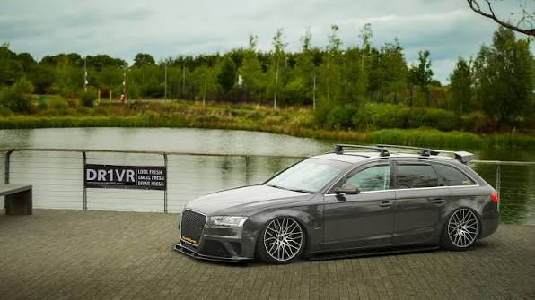 Lowered Audi Coupé Quattro